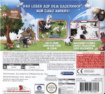 Funky Barn 3D (Europe)(En,Fr,Ge,It.Es) box cover back